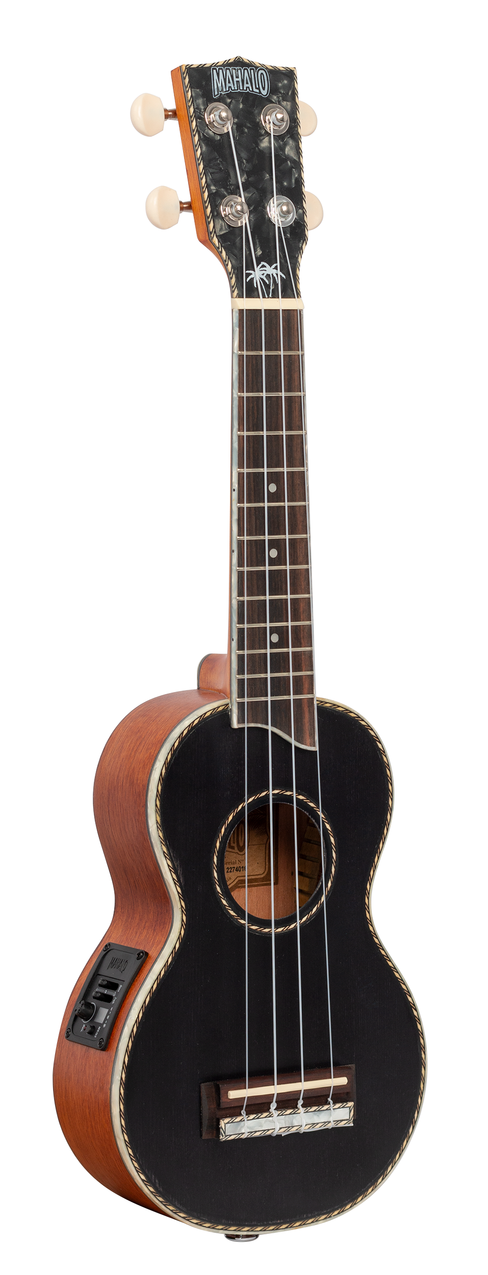 Mahalo | MP1Ebk | Soprano - Electric Acoustic | Soprano Ukulele Mahalo | MP1Ebk | Soprano - Electric Acoustic | Soprano Ukulele